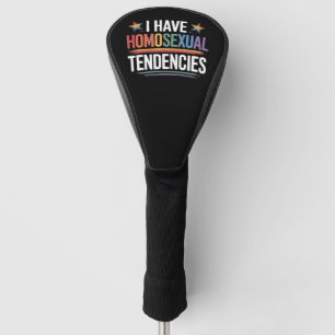 Couvre-club De Golf J'ai des tendances homosexuelles Fierté LGBTQ Rain