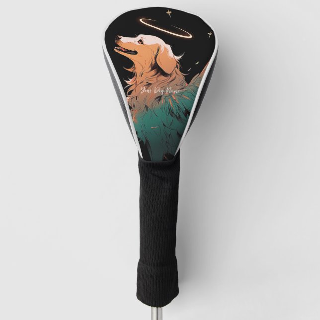 Couvre-club De Golf J'Aime Toujours Golden Retriever Dog 004 (Devant)