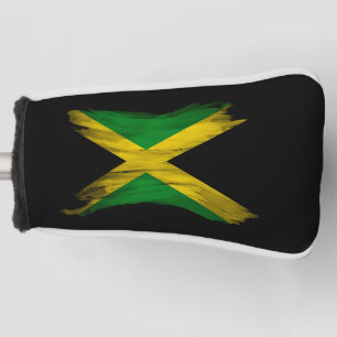 Couvre-club De Golf Jamaica flag brush stroke, flag national