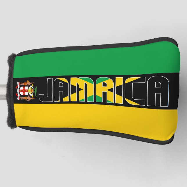 Couvre-club De Golf Jamaïque Drapeau magnifique patriotique (Devant)