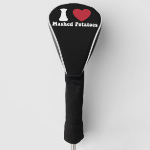 Couvre-club De Golf Je adore les pommes de terre écrasées Cadeau de dî