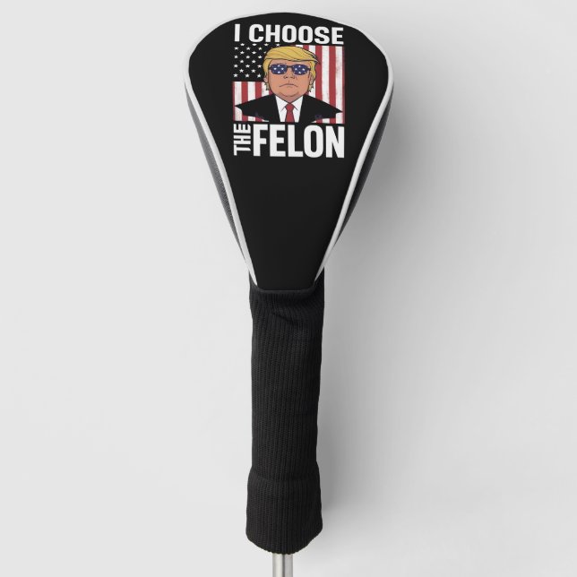 Couvre-club De Golf Je Choisis Le Patriote Républicain Felon Trump 202 (Devant)