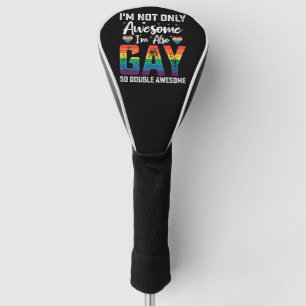 Couvre-club De Golf Je ne suis pas seulement génial je suis aussi gay 