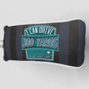 Couvre-club De Golf Je peux conduire 300 yards de golf drôle