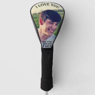 Couvre-club De Golf Je t'aime jusqu'au rough et retour Photo personnal