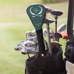 Couvre-club De Golf Je t'aime plus que tu n'aimes le golf   Monogramme