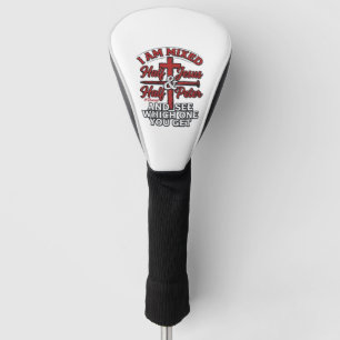 Couvre-club De Golf Jésus et Pierre mélangés Humour chrétien vintage