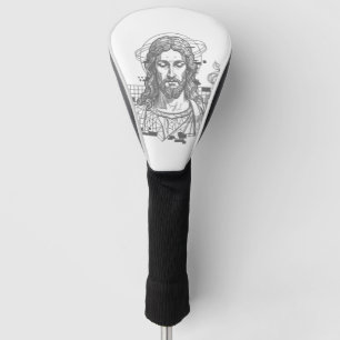 Couvre-club De Golf Jésus Grille Rétro Roi des Rois Apocalypse 19:16