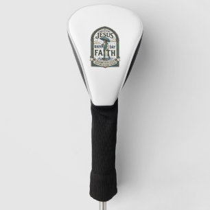 Couvre-club De Golf Jésus Jour Pluvieux Foi Jésus Jour Pluvieux Foi Ch