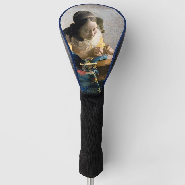 Couvre-club De Golf Johannes Vermeer - Le Lacemaker (Devant)