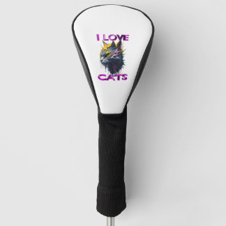 Couvre-club De Golf Joli chat s6