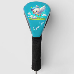 Couvre-club De Golf Jolie Birdie Golfing