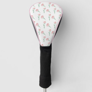 Couvre-club De Golf Jolie Pretty Preppy Peonies