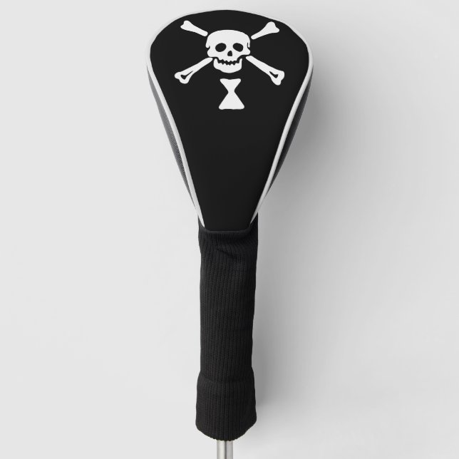 Couvre-club De Golf Jolly roger Drapeau Emanuel Wynne Pirate (Devant)