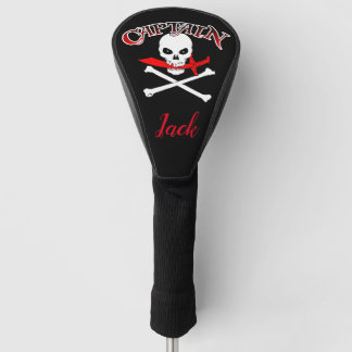 Couvre-club De Golf Jolly roger personnalisé (Cutlass)