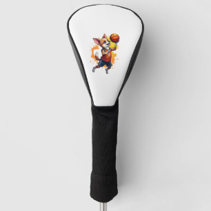 Couvre-club De Golf Joueur de basketball Chihuahua Sport Dunk Copie