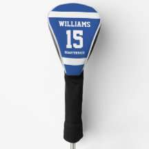 Joueur de sport bleu royal et blanc