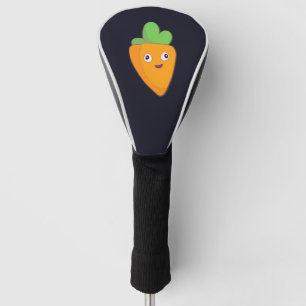 Couvre-club De Golf Joyeux 🥕 de la face supérieure de la carotte