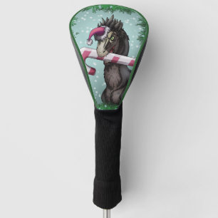 Couvre-club De Golf Joyeux dinosaure de Noël