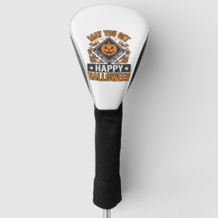 Couvre-club De Golf Joyeux Halloween Citrouille Traitements Vintage