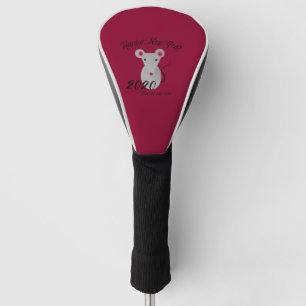 Couvre-club De Golf Joyeux Nouvel An chinois 2020 Année du Rat