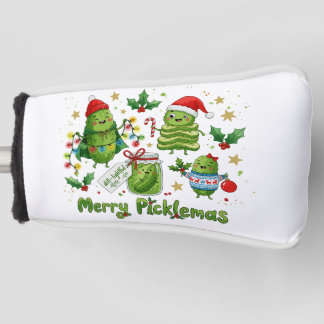 Couvre-club De Golf Joyeux Picklemas Personnages de Pickle Noël
