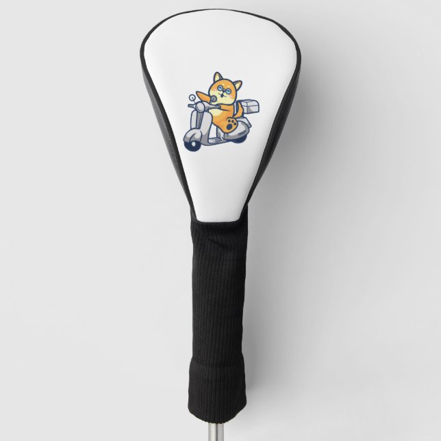 Couvre-club De Golf Joyeux Shiba Inu (Devant)
