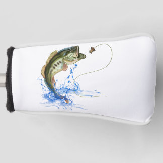 Couvre-club De Golf Jumping Bass Fishing