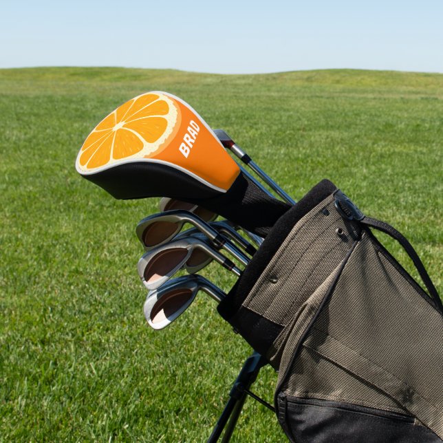 Couvre-club De Golf Jus de citron frais orange (In Situ)