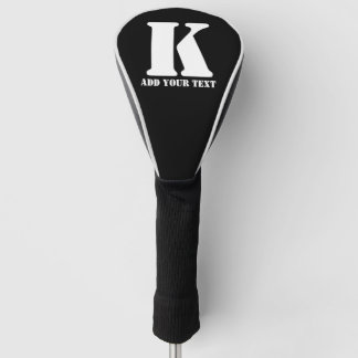 Couvre-club De Golf K Monogramme classique tendance mariage personnali