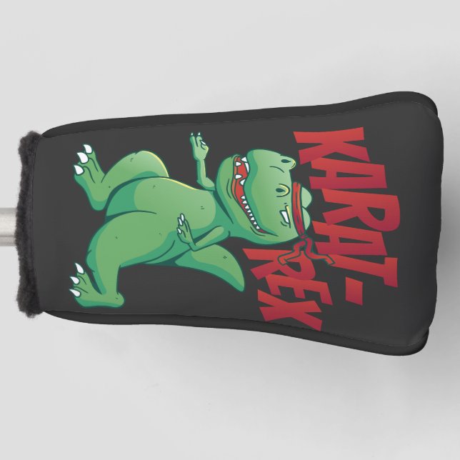 Couvre-club De Golf Karate T-Rex (Devant)