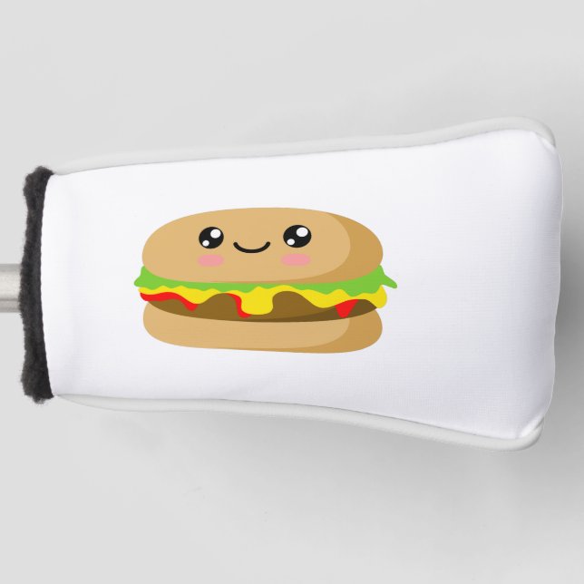 Couvre-club De Golf Kawaii Burger (Devant)