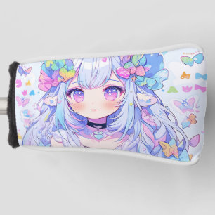 Couvre-club De Golf Kawaii Pastel Magical Girl Furry Anime Girl
