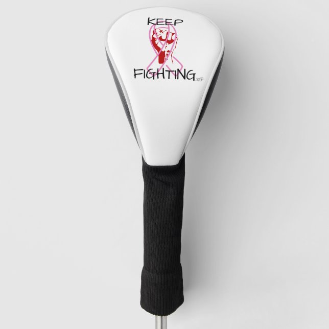 Couvre-club De Golf Keep Fighting (Devant)