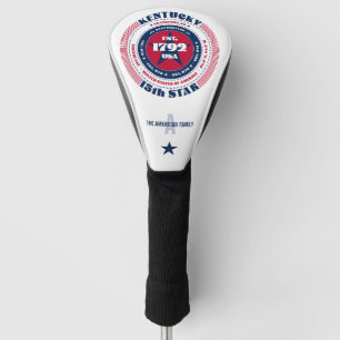 Couvre-club De Golf Kentucky State Circle Custom Golf Head Cover