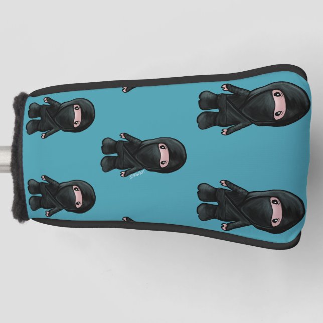 Couvre-club De Golf KiniArt Ninja (Devant)