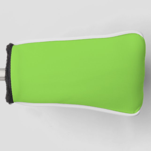 Couvre-club De Golf Kiwi vert couleur solide (Devant)