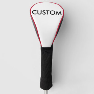 Couvre-club De Golf La coutume a personnalisé le modèle de blanc de