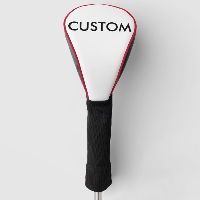 Couvre-club De Golf La coutume a personnalisé le modèle de blanc de (Devant)