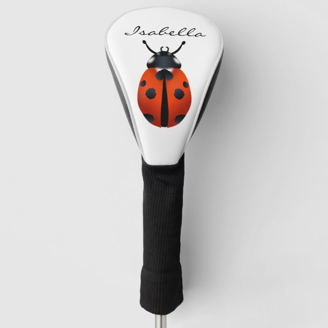 Couvre-club De Golf La couverture de la tête de golf de Ladybugs (Devant)