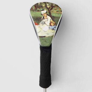 Couvre-club De Golf La famille Monet dans son jardin Edouard Manet