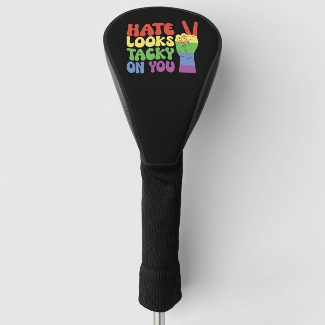 Couvre-club De Golf La Haine LGBT Vous Attend Super (Devant)
