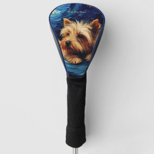 Couvre-club De Golf La nuit étoilée - Yorkshire Terrier Dog 001 - Qia