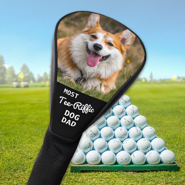 Couvre-club De Golf La plupart Tee Riffic DOG DAD Custom Golfer Photo (Créateur téléchargé)