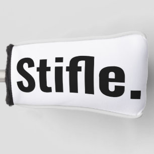 Couvre-club De Golf La typographie amusante la citation sarcastique st