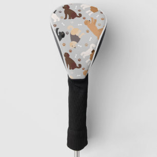 Couvre-club De Golf Labradoodle / Os et pattes Goldendoodle