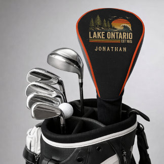 Couvre-club De Golf Lac Ontario Vintage Grands Lacs Vie Lacustre