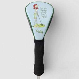 Couvre-club De Golf Lady Golfer personnalisée
