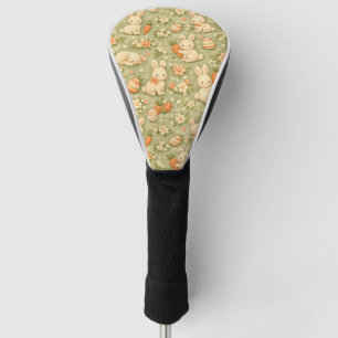 Couvre-club De Golf Lapin Mignon & Motif Cottage Carotte (2)