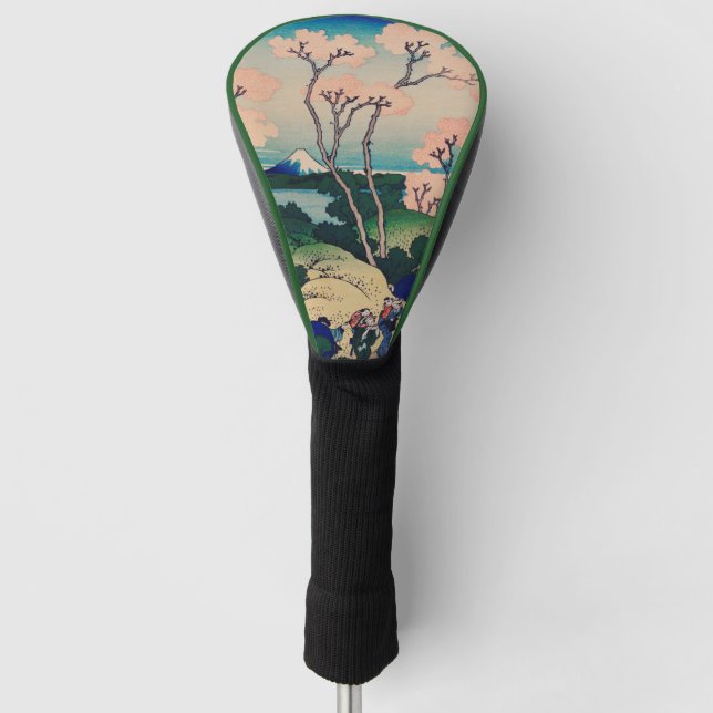Couvre-club De Golf L'art boisé japonais Sakura Mont Fuji (Devant)
